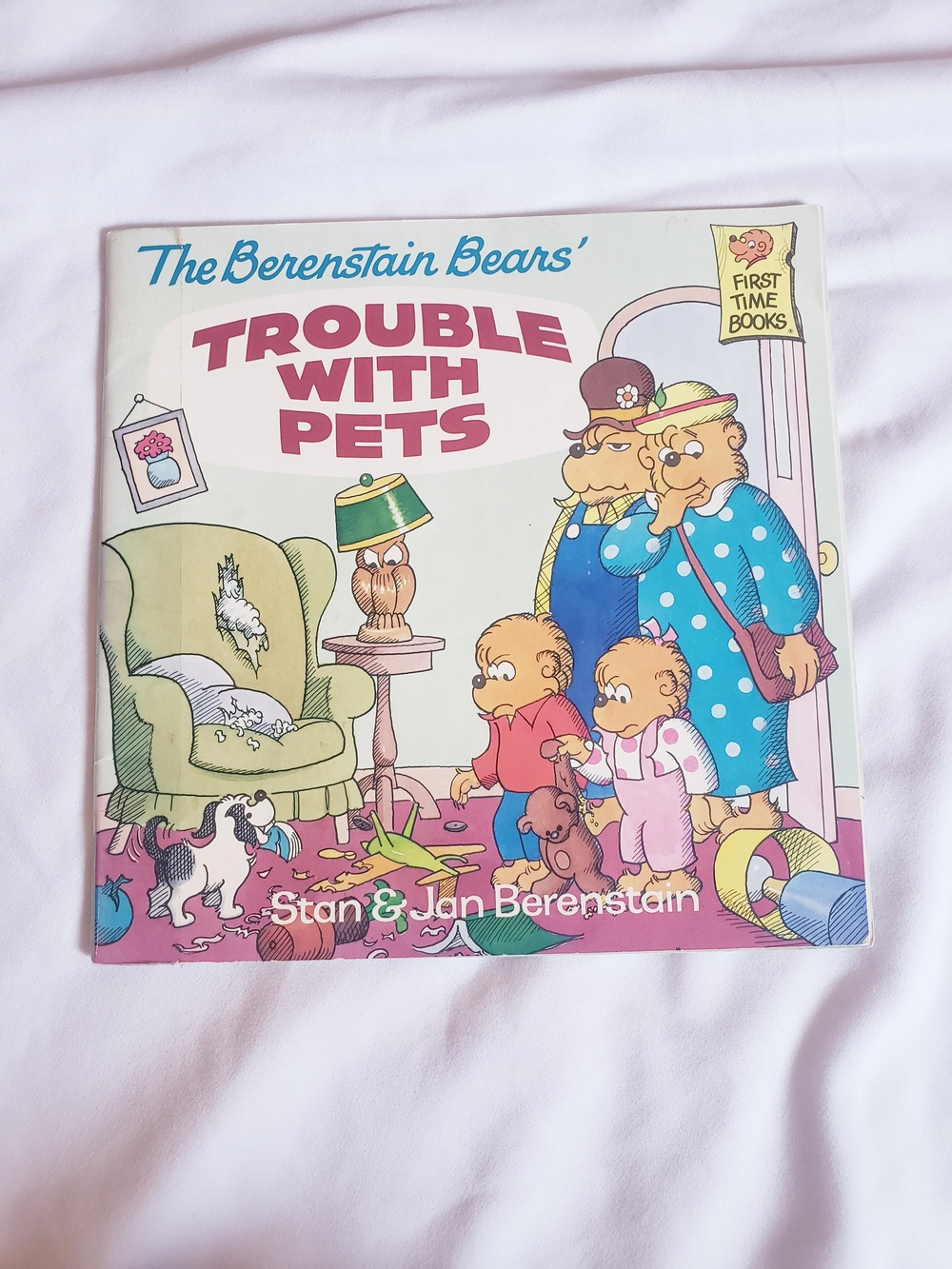 The Berenstain Bears 'Trouble With Pets' Children's Book